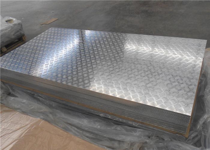 3003 H22 Diamond Pattern Aluminum Plate with One Bar